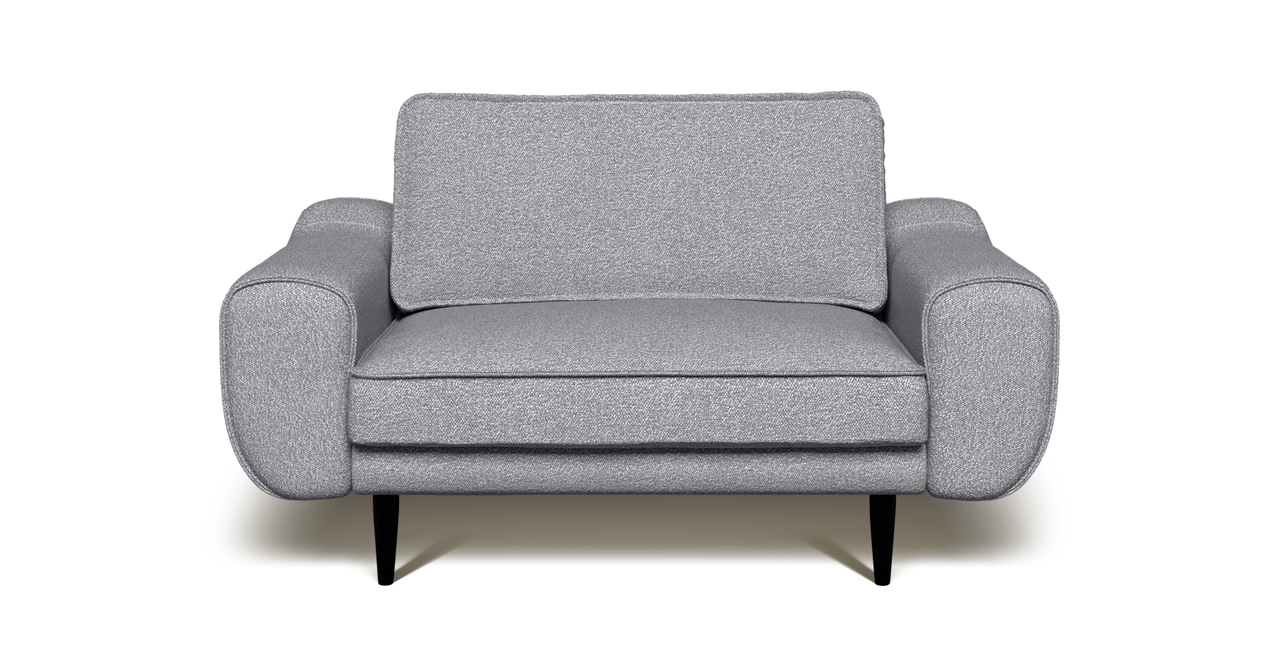 Klem Loveseat Ahşap Ayak - Bukle