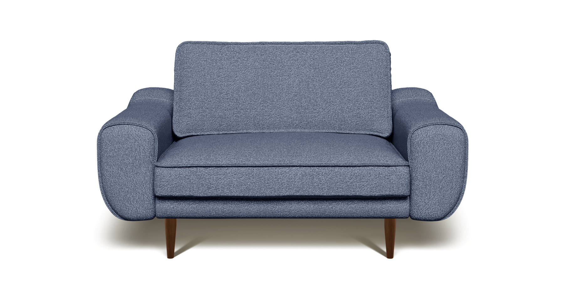 Klem Loveseat Ahşap Ayak - Bukle