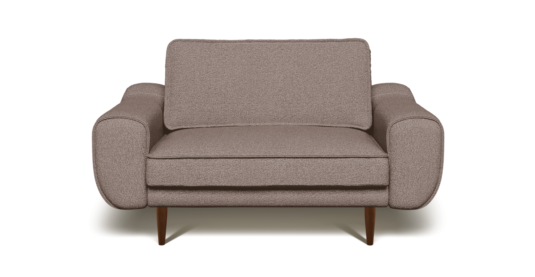 Klem Loveseat Ahşap Ayak - Bukle