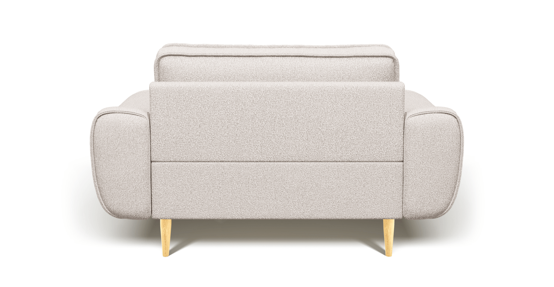 Klem Loveseat Ahşap Ayak - Bukle