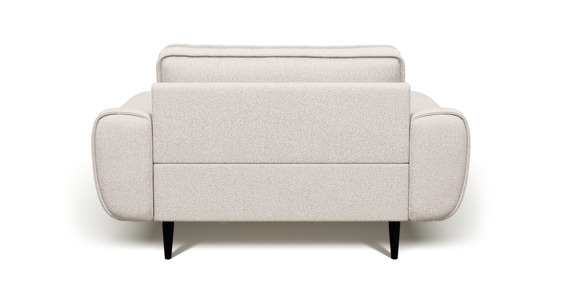 Klem Loveseat Ahşap Ayak - Bukle