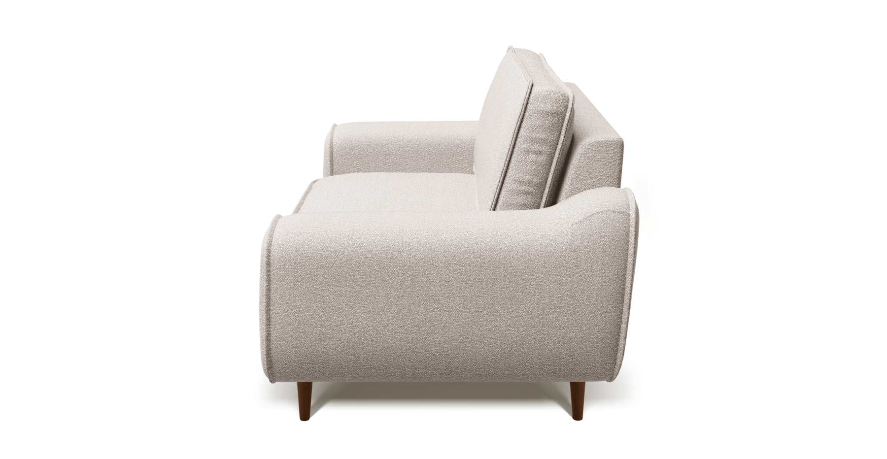 Klem Loveseat Ahşap Ayak - Bukle