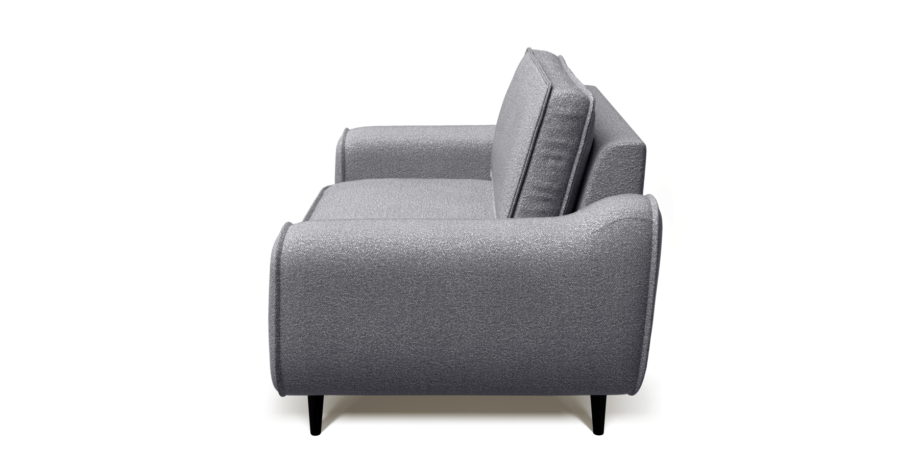 Klem Loveseat Ahşap Ayak - Bukle