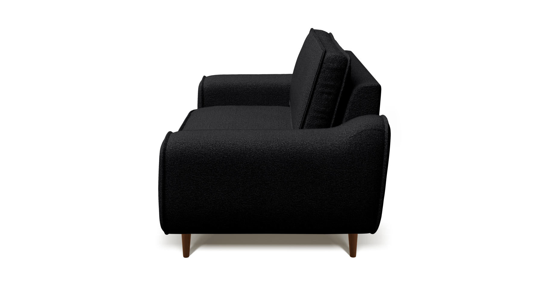 Klem Loveseat Ahşap Ayak - Bukle