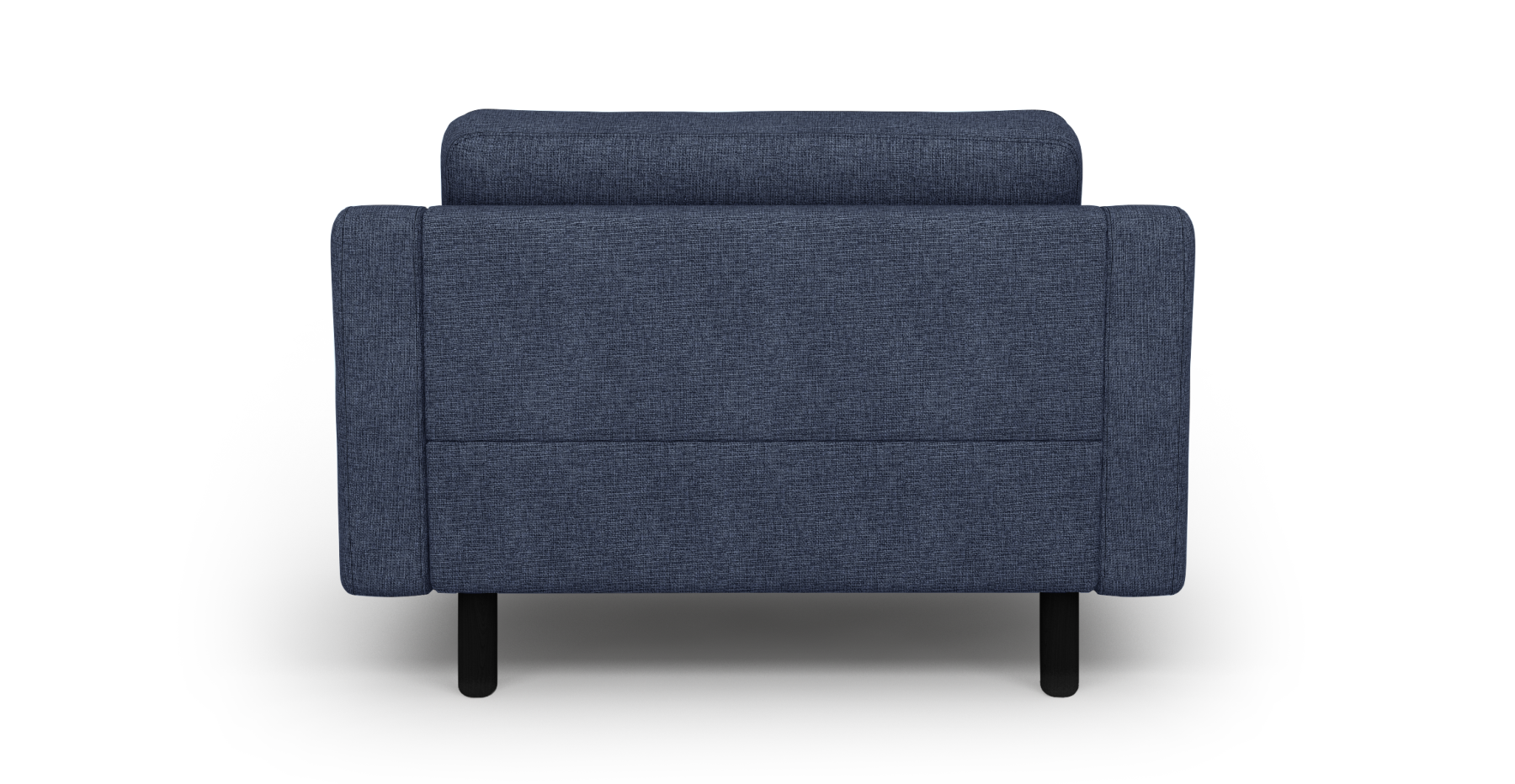 Modsy Loveseat Silindir Ahşap Ayak - Keten