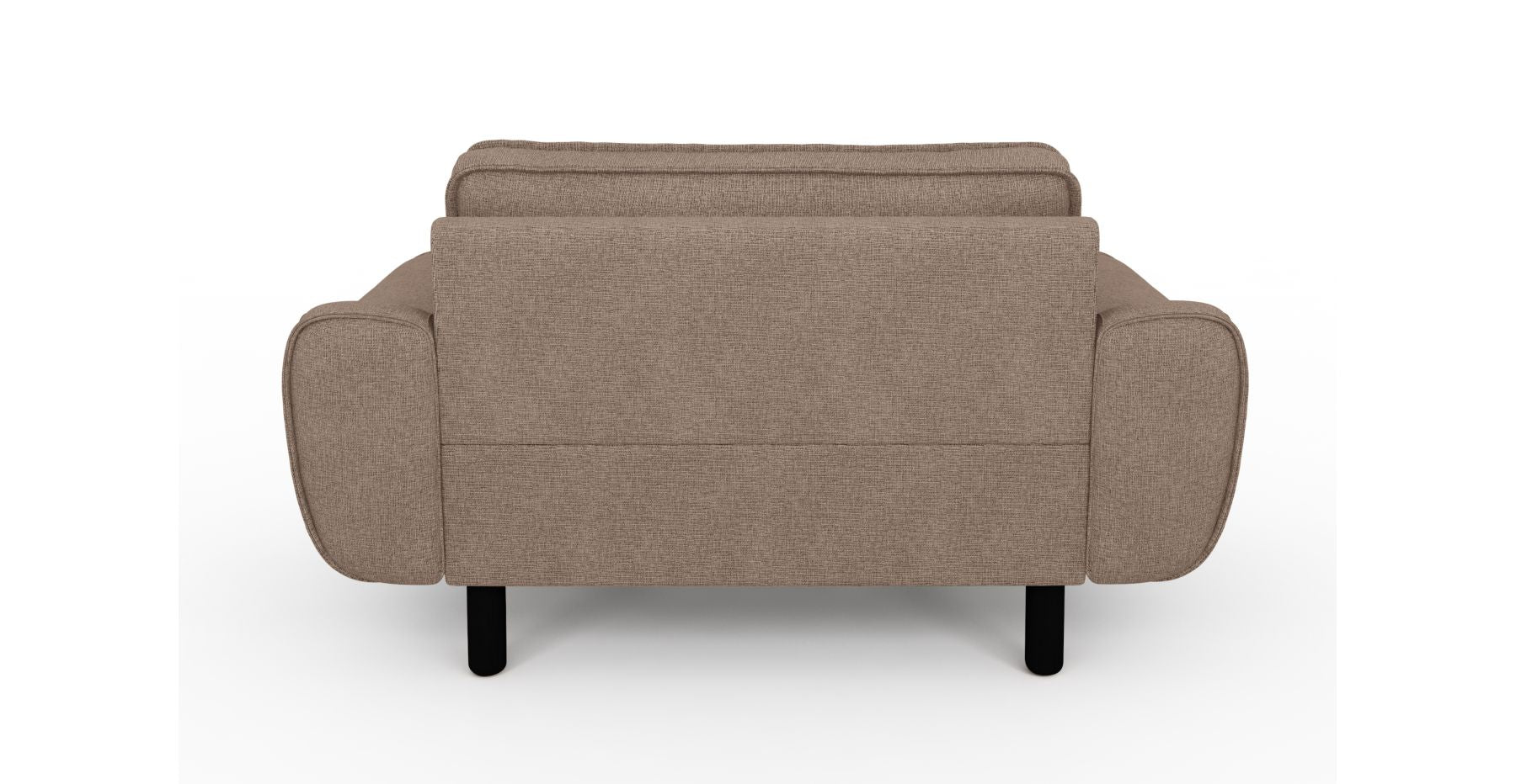 Klem Loveseat Silindir Ahşap Ayak - Keten