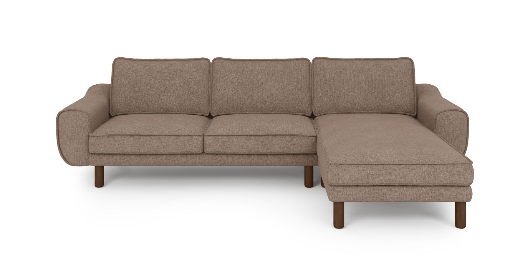 Klem 280 x 171 Köşe Silindir Ahşap Ayak - Keten