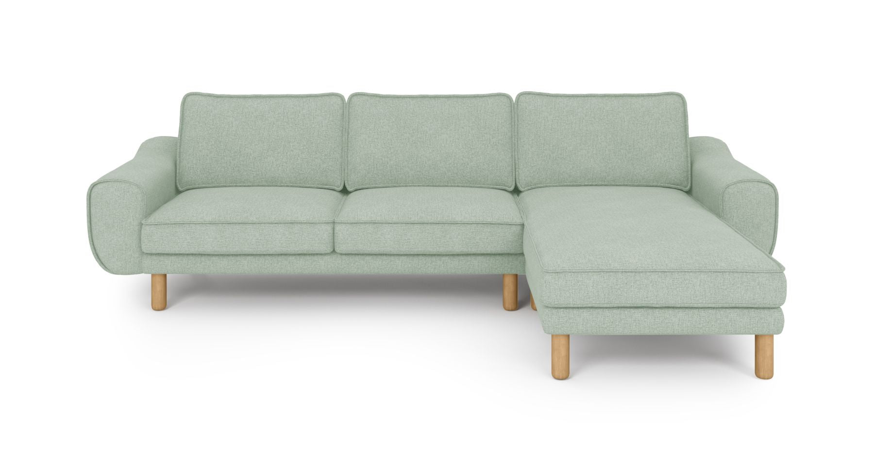 Klem 280 x 171 Köşe Silindir Ahşap Ayak - Keten