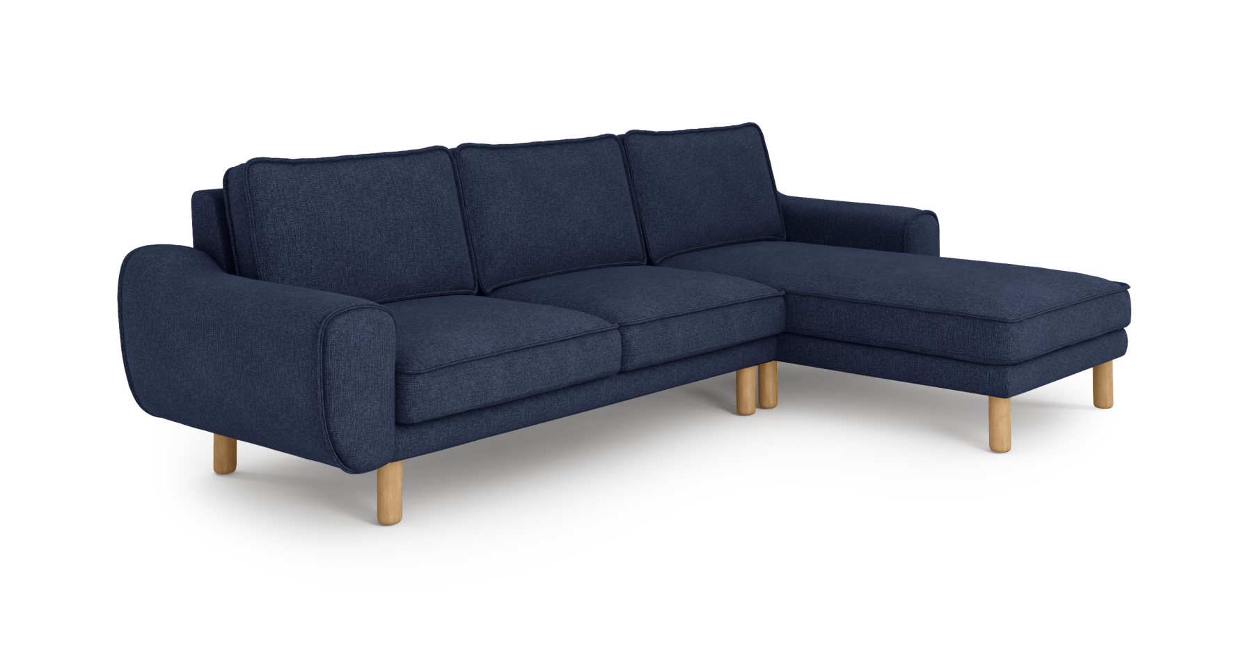 Klem 280 x 171 Köşe Silindir Ahşap Ayak - Keten