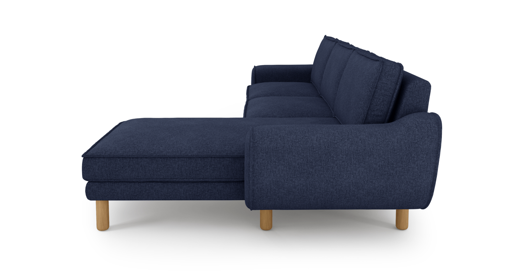 Klem 280 x 171 Köşe Silindir Ahşap Ayak - Keten