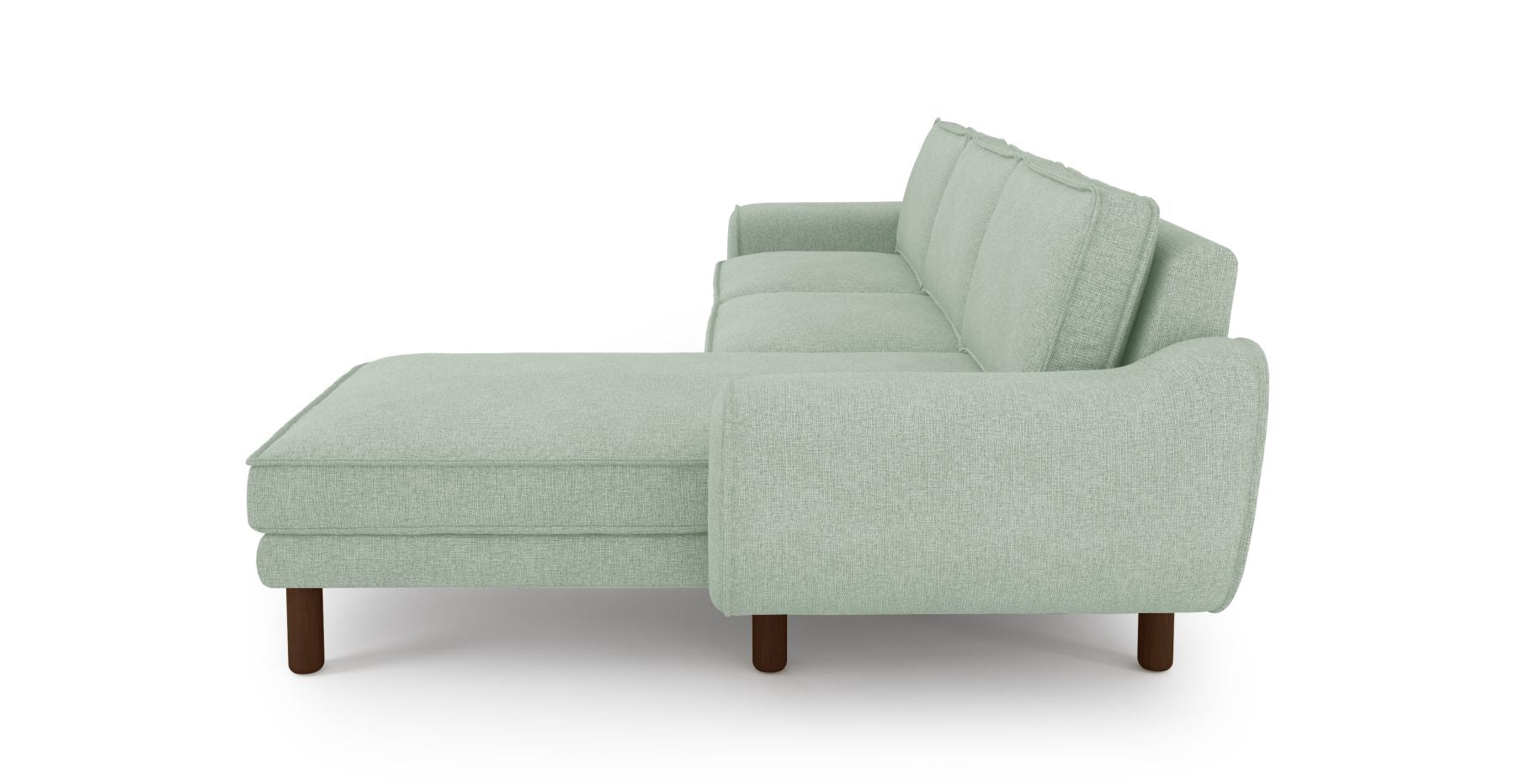 Klem 280 x 171 Köşe Silindir Ahşap Ayak - Keten