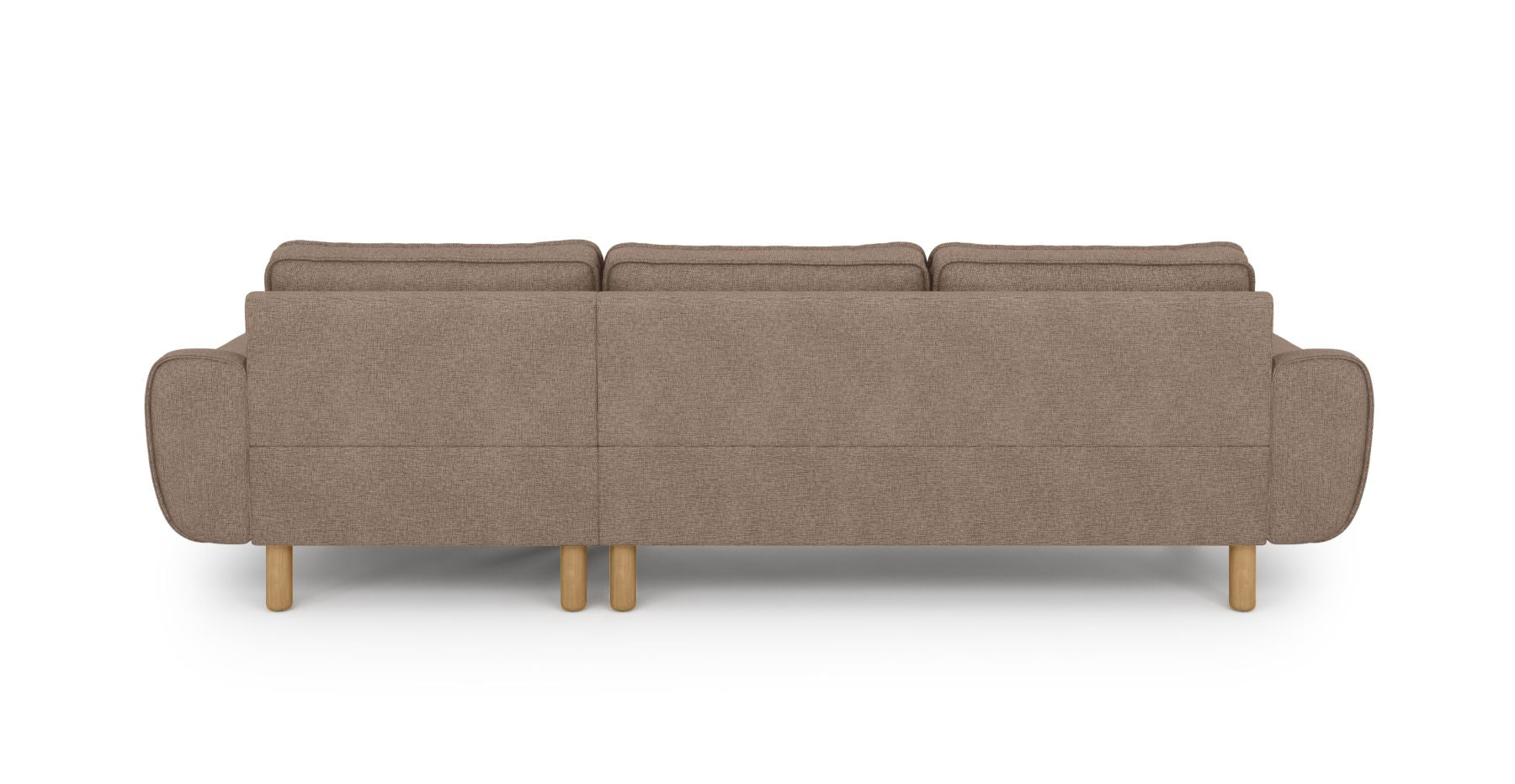 Klem 280 x 171 Köşe Silindir Ahşap Ayak - Keten