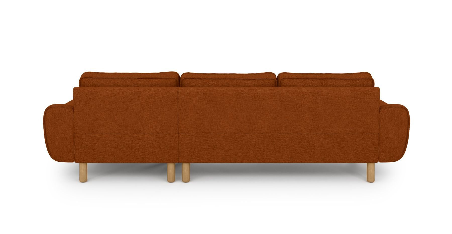 Klem 280 x 171 Köşe Silindir Ahşap Ayak - Keten