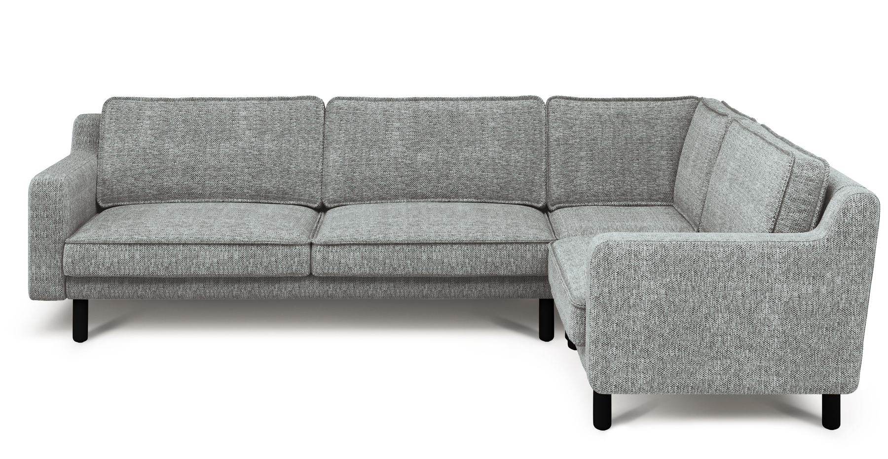 Klem Slim 283 x 203 Köşe Silindir Ahşap Ayak - Doğal Doku