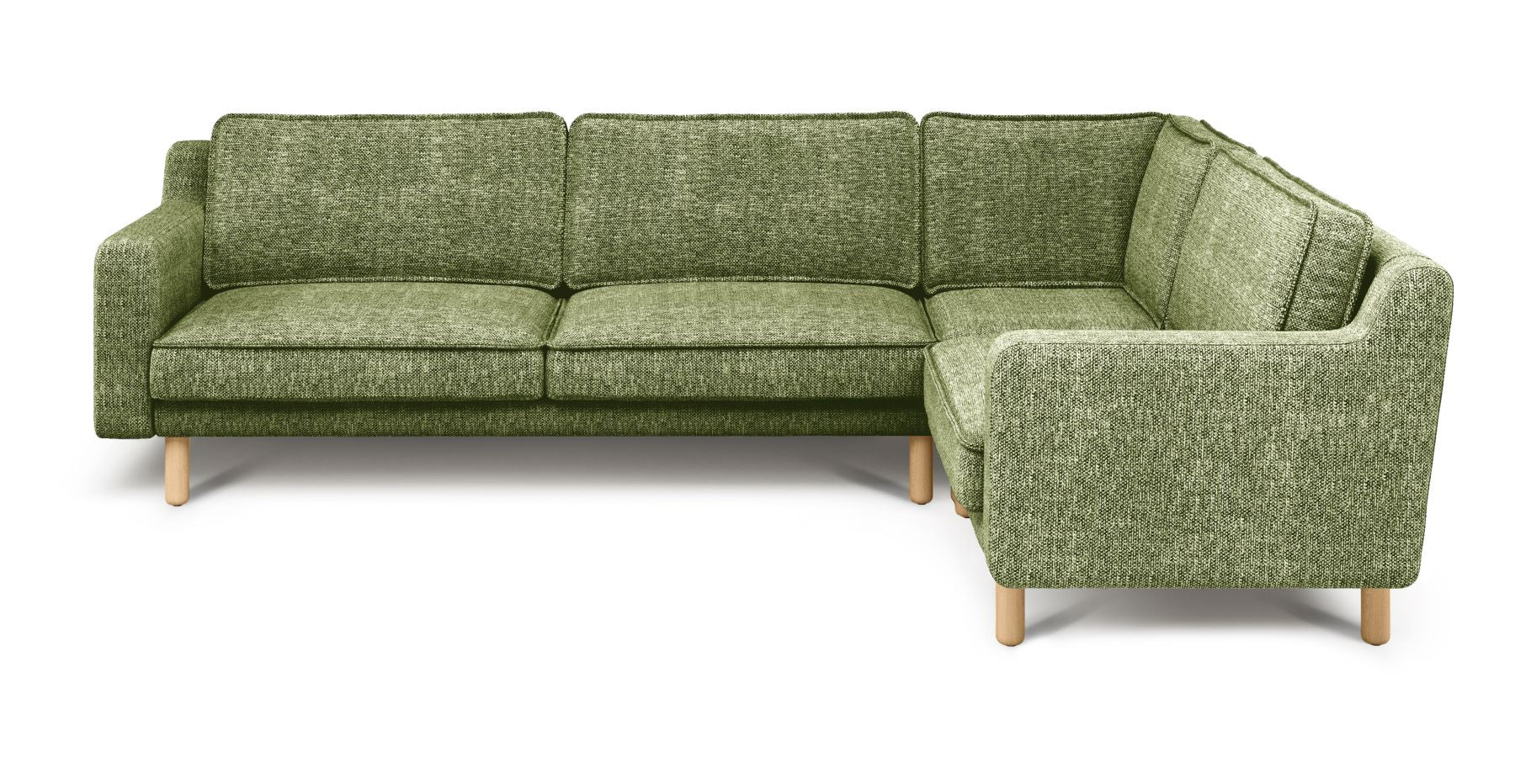 Klem Slim 283 x 203 Köşe Silindir Ahşap Ayak - Doğal Doku