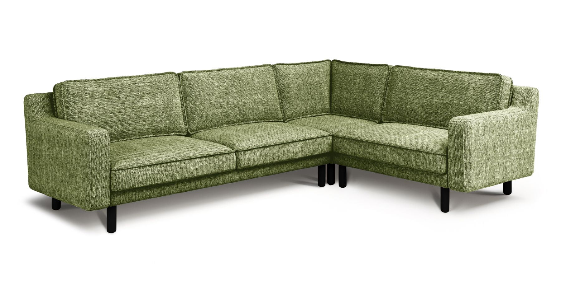 Klem Slim 283 x 203 Köşe Silindir Ahşap Ayak - Doğal Doku