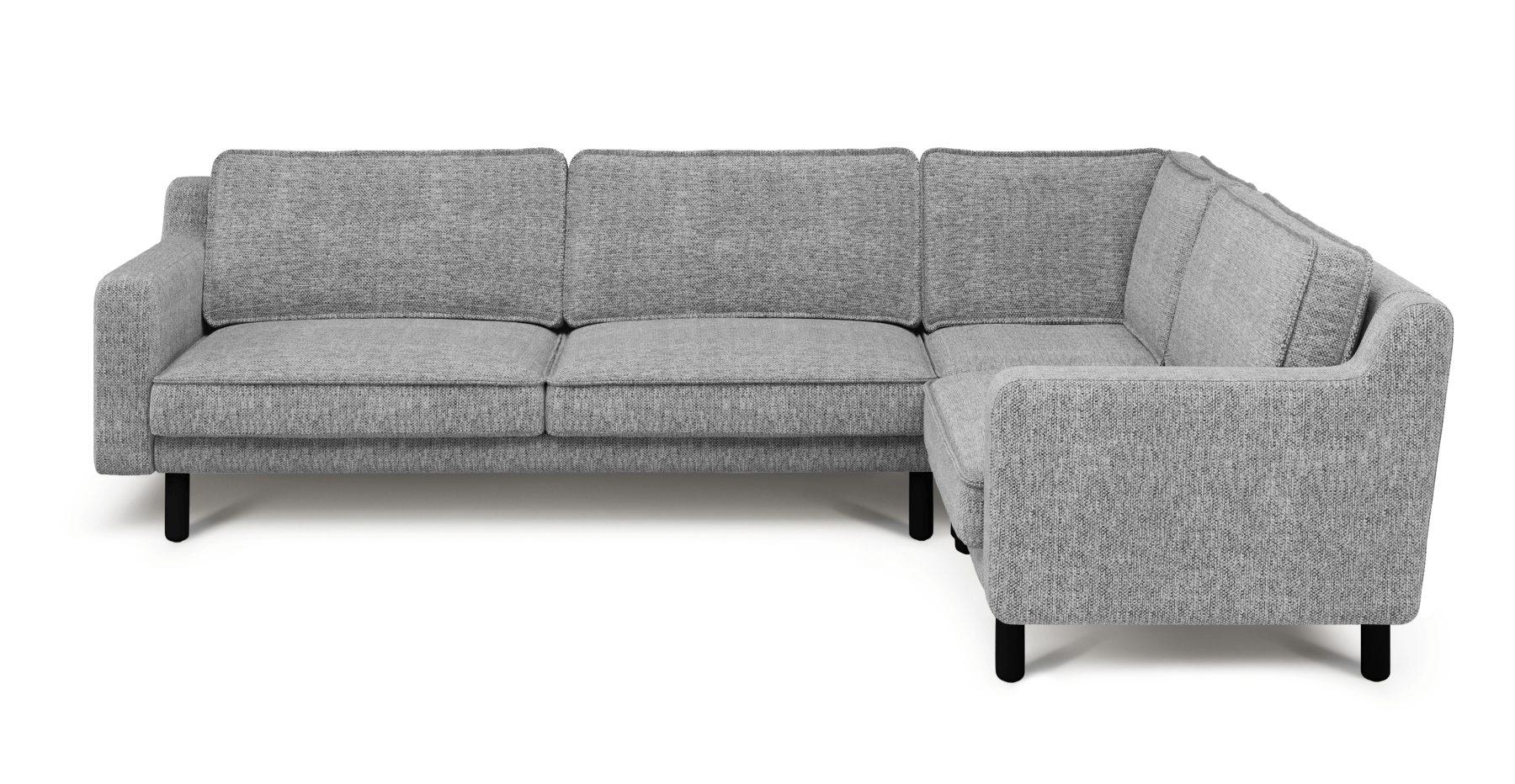 Klem Slim 283 x 203 Köşe Silindir Ahşap Ayak - Doğal Doku