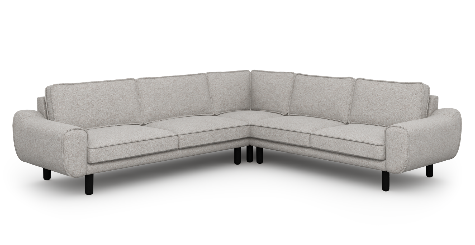 Klem 290 x 264 Köşe Silindir Ahşap Ayak - Keten