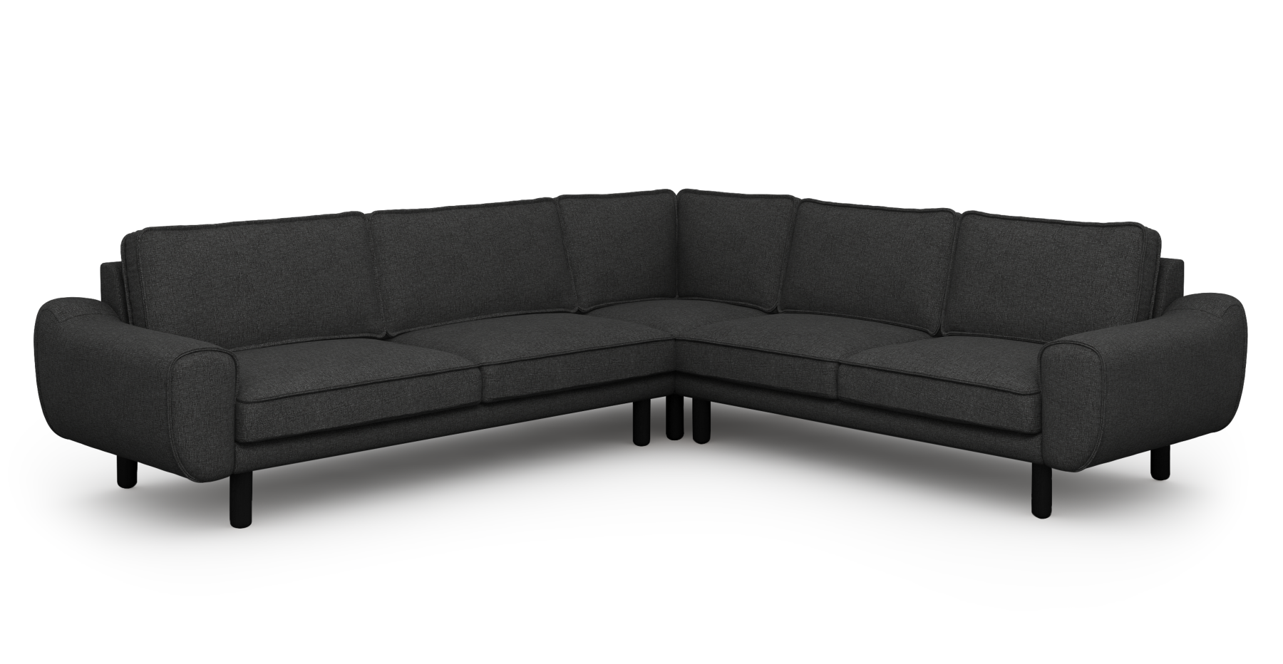 Klem 290 x 264 Köşe Silindir Ahşap Ayak - Keten