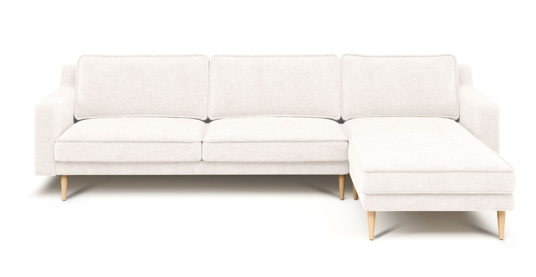 Klem Slim 292 x 171 Köşe Ahşap Ayak - Dokulu Şönil