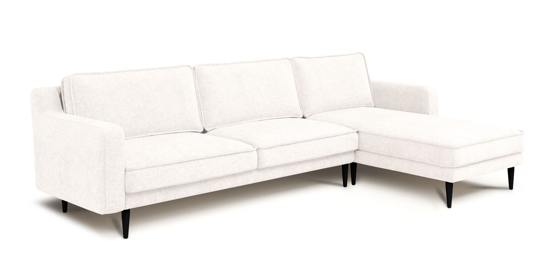 Klem Slim 292 x 171 Köşe Ahşap Ayak - Dokulu Şönil