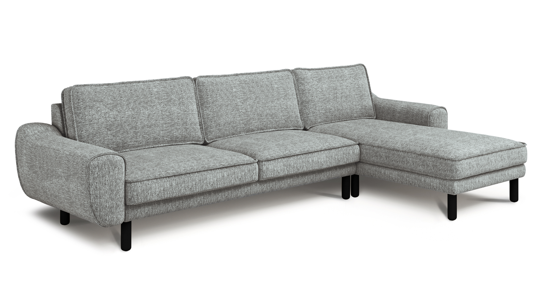Klem 306 x 171 Köşe Silindir Ahşap Ayak - Doğal Doku