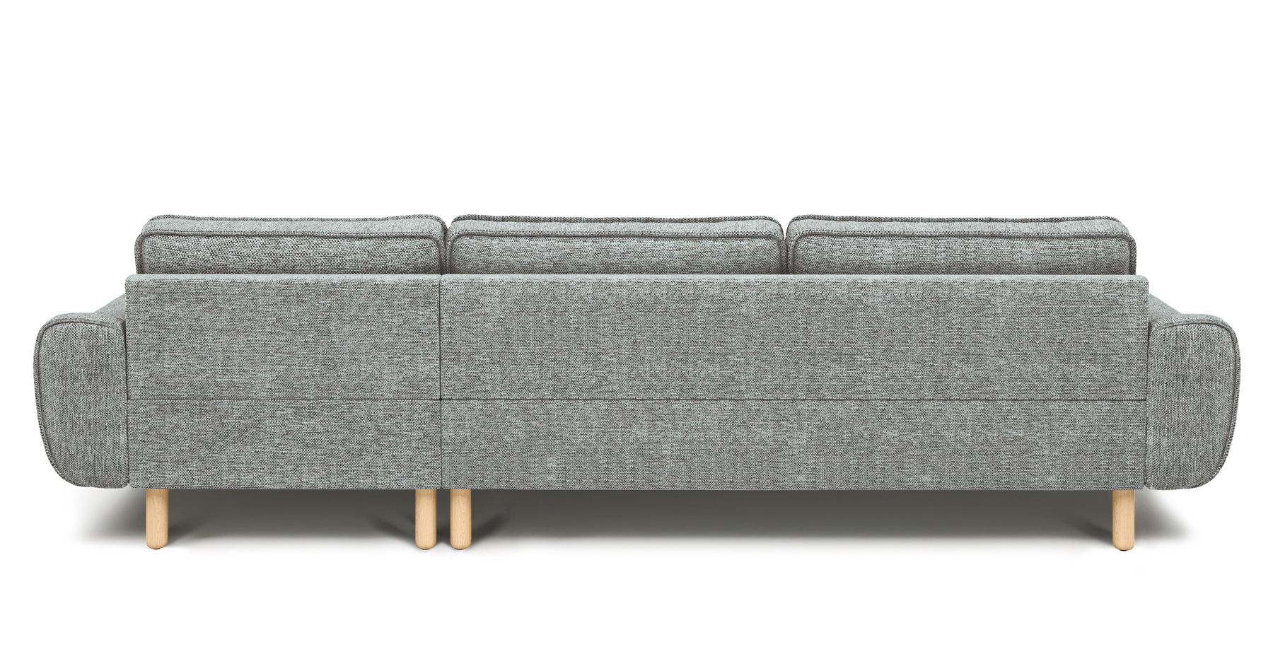 Klem 306 x 171 Köşe Silindir Ahşap Ayak - Doğal Doku