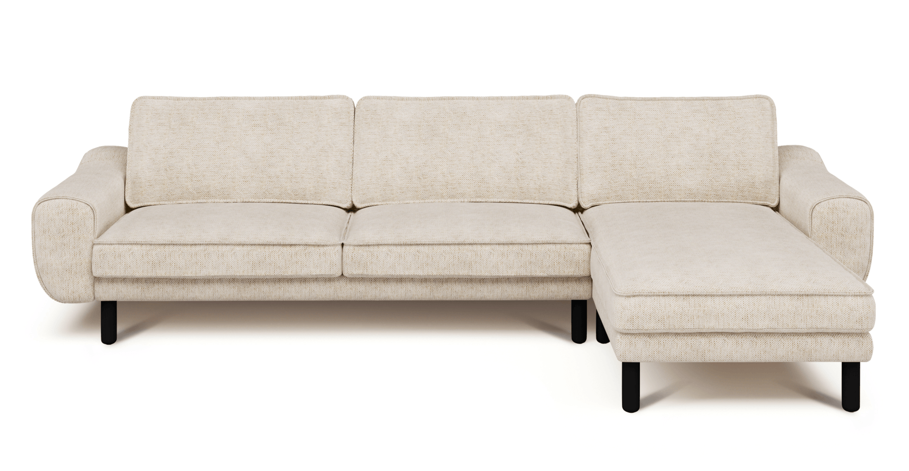 Klem 306 x 171 Köşe Silindir Ahşap Ayak - Doğal Doku