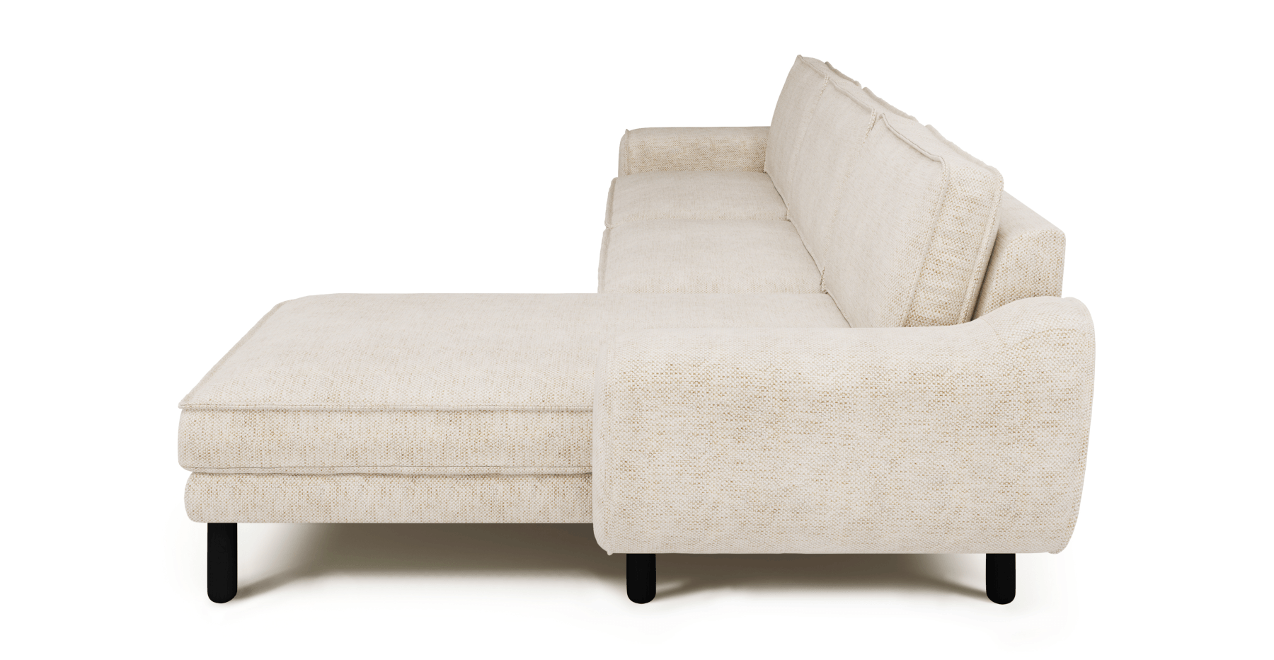 Klem 306 x 171 Köşe Silindir Ahşap Ayak - Doğal Doku