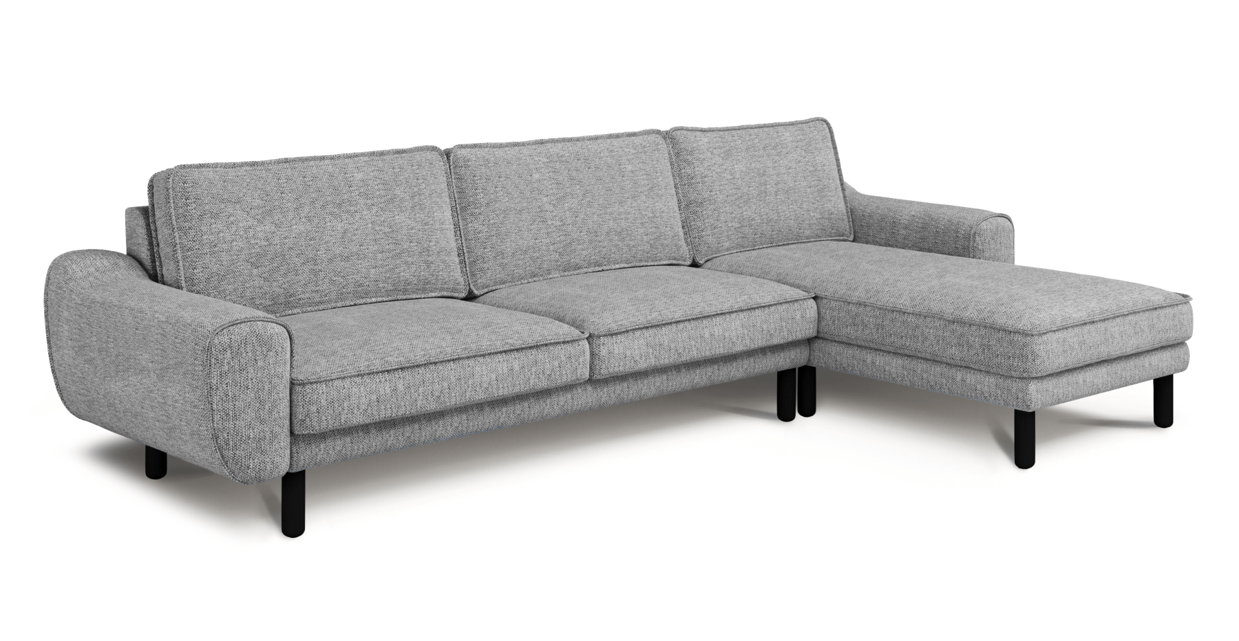 Klem 306 x 171 Köşe Silindir Ahşap Ayak - Doğal Doku