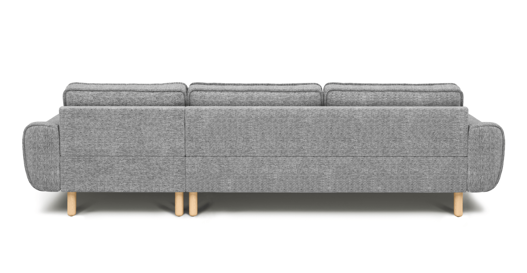 Klem 306 x 171 Köşe Silindir Ahşap Ayak - Doğal Doku
