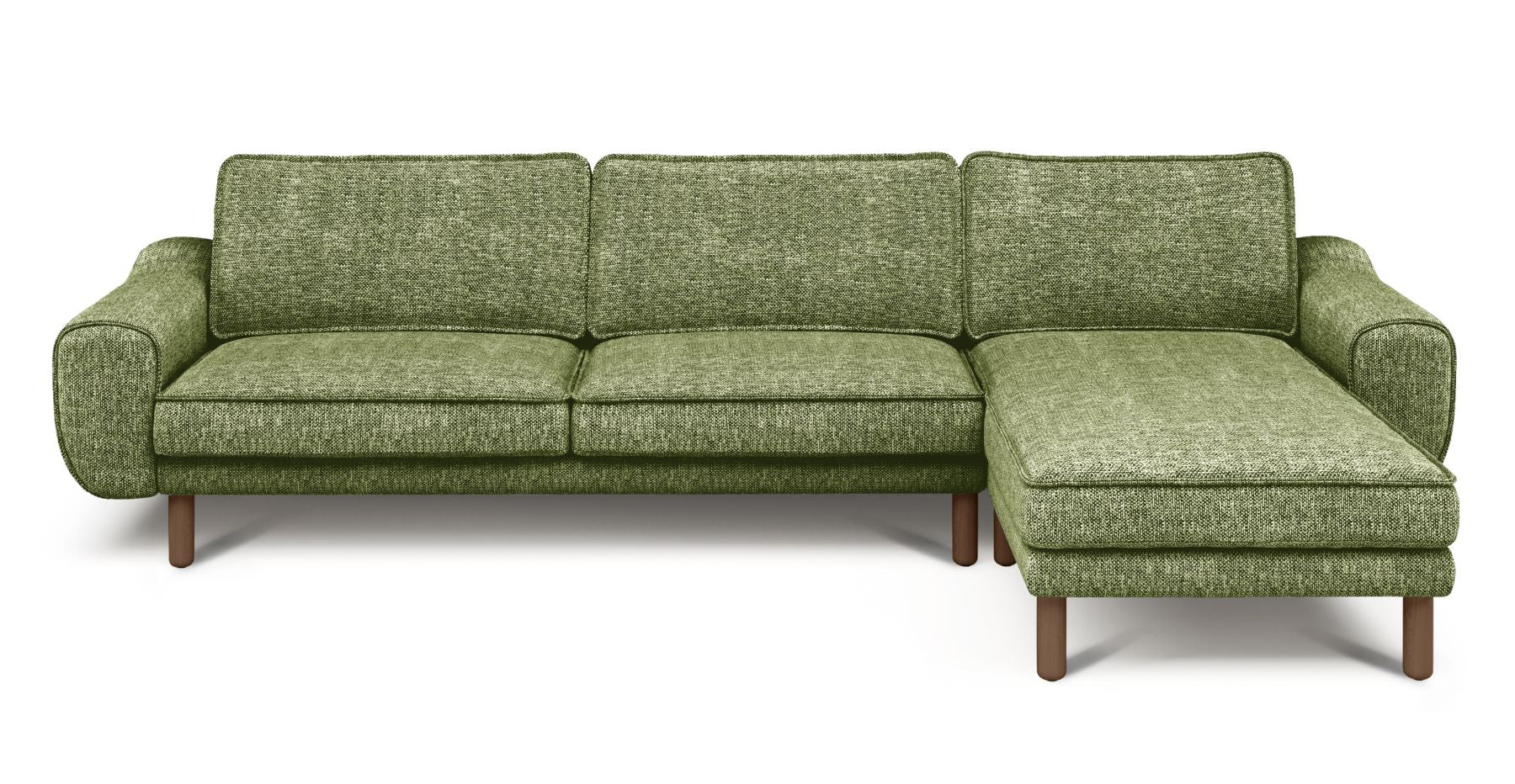 Klem 306 x 171 Köşe Silindir Ahşap Ayak - Doğal Doku