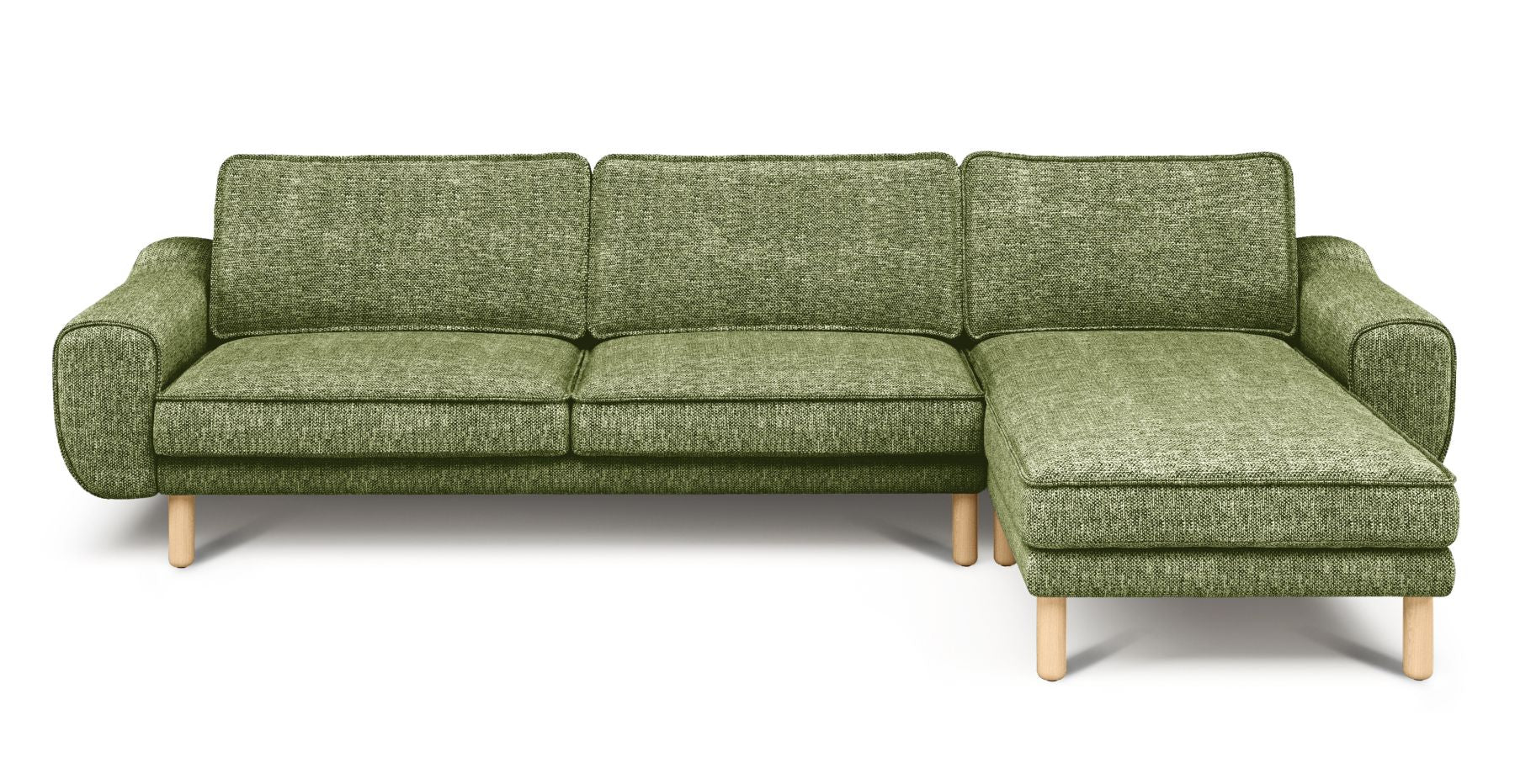 Klem 306 x 171 Köşe Silindir Ahşap Ayak - Doğal Doku