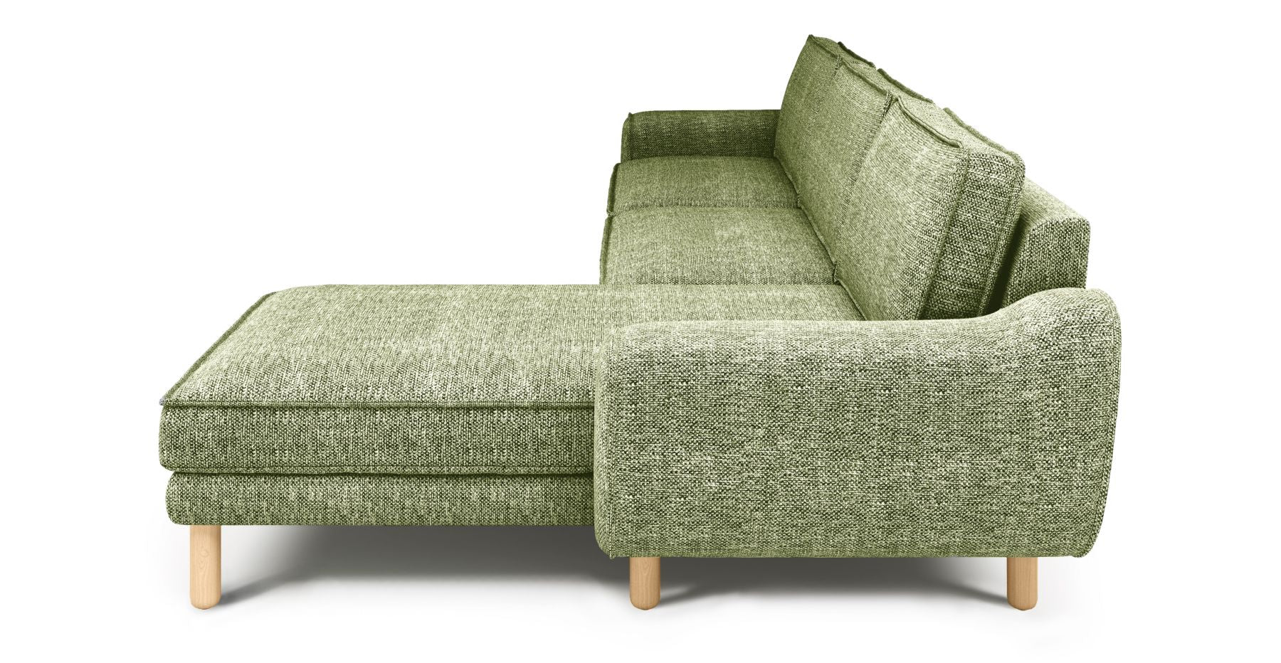 Klem 306 x 171 Köşe Silindir Ahşap Ayak - Doğal Doku