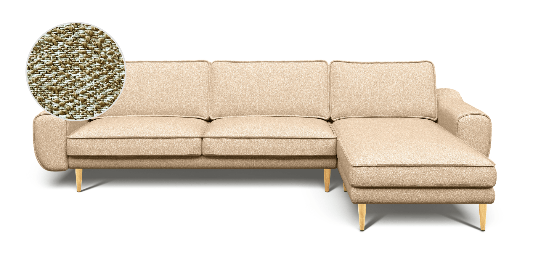 Klem 306 x 171 Köşe Ahşap Ayak - Bukle