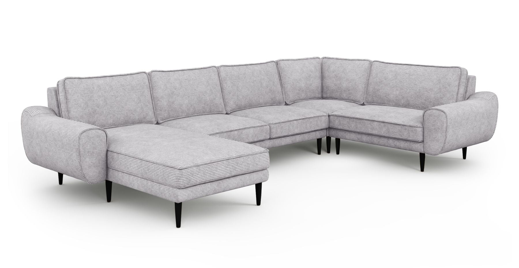Klem 346 x 210 Köşe Ahşap Ayak - Fitilli Kadife