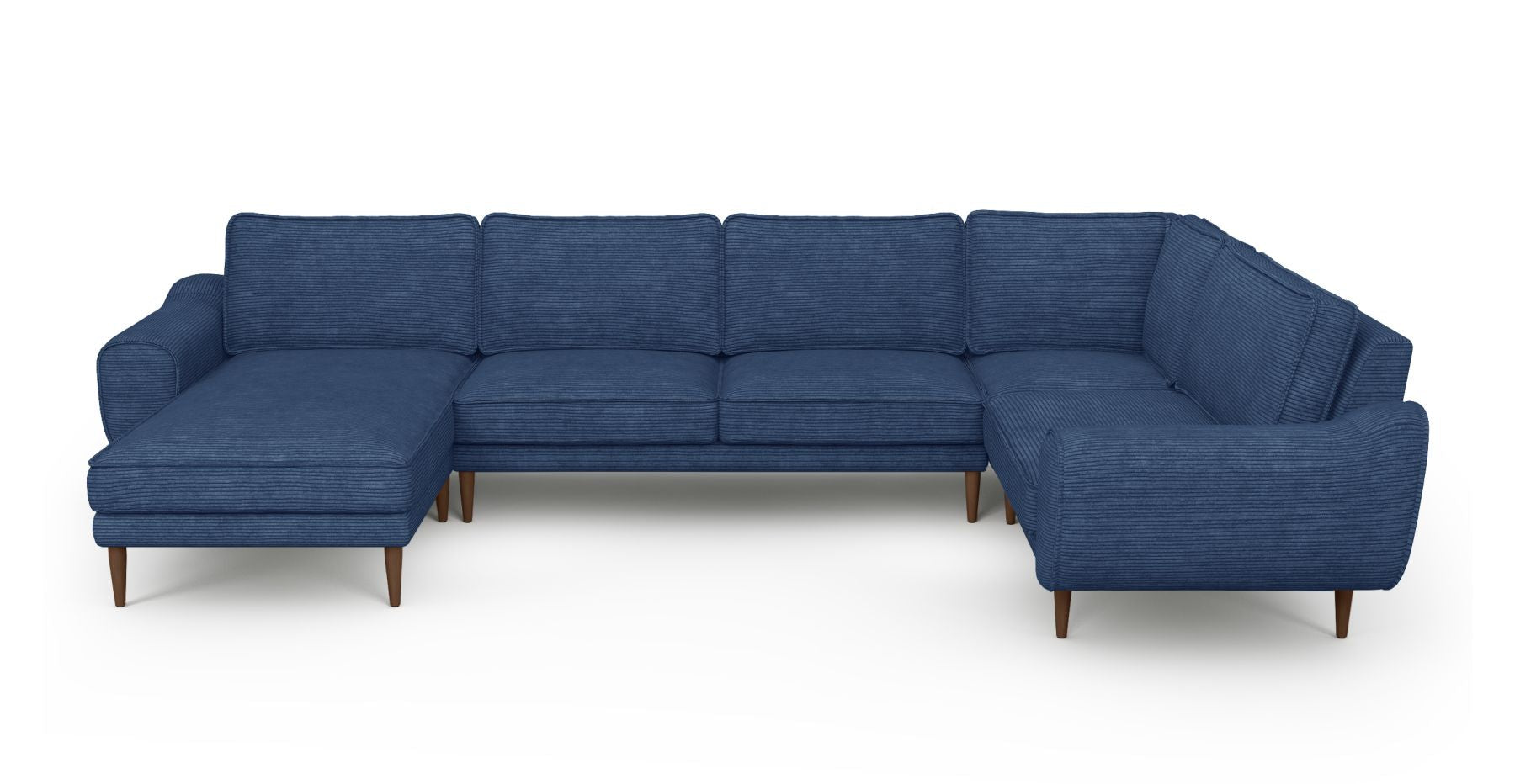 Klem 346 x 210 Köşe Ahşap Ayak - Fitilli Kadife