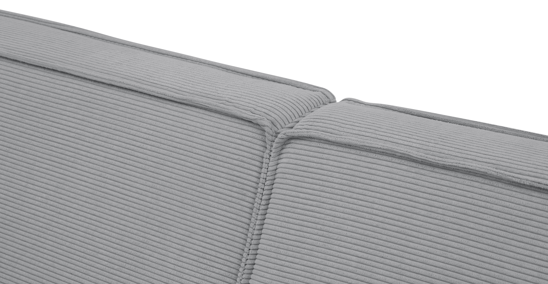 Klem Slim Üçlü Koltuk Large Ahşap Ayak - Fitilli Kadife