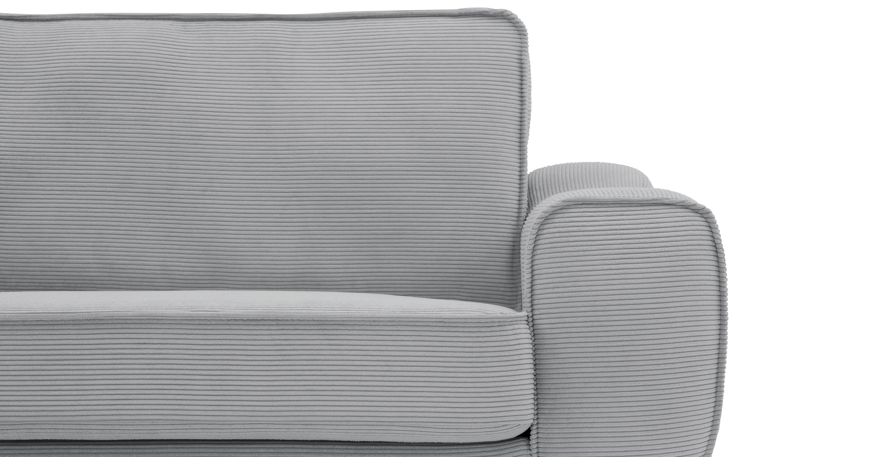 Klem 346 x 210 Köşe Silindir Ahşap Ayak - Fitilli Kadife
