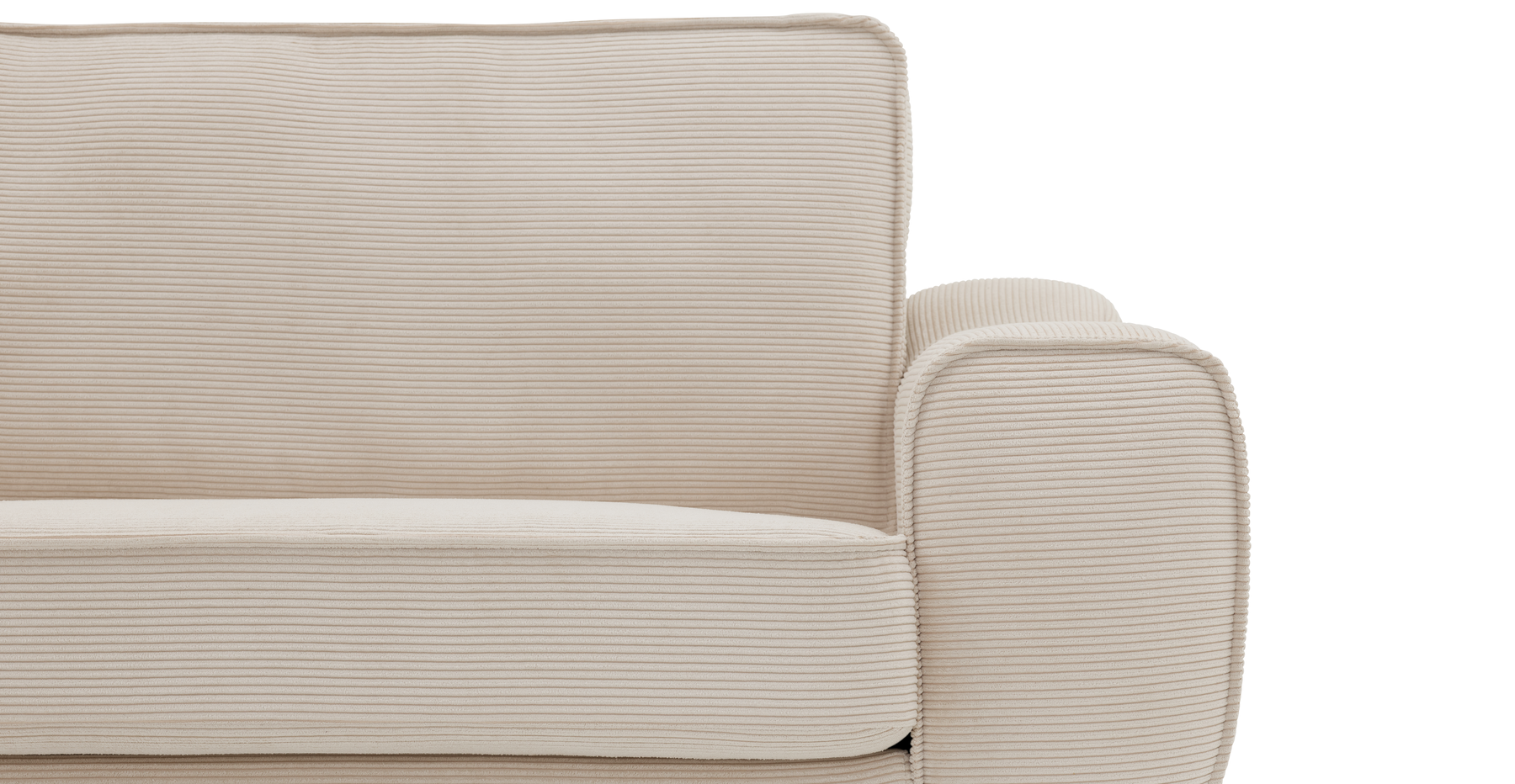 Klem 346 x 210 Köşe Silindir Ahşap Ayak - Fitilli Kadife