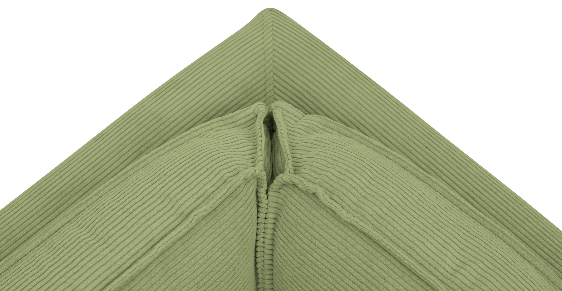 Klem 310 x 264 Köşe Silindir Ahşap Ayak - Fitilli Kadife