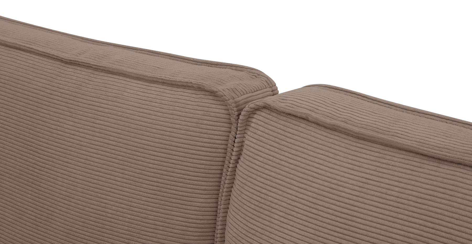 Klem 310 x 264 Köşe Silindir Ahşap Ayak - Fitilli Kadife