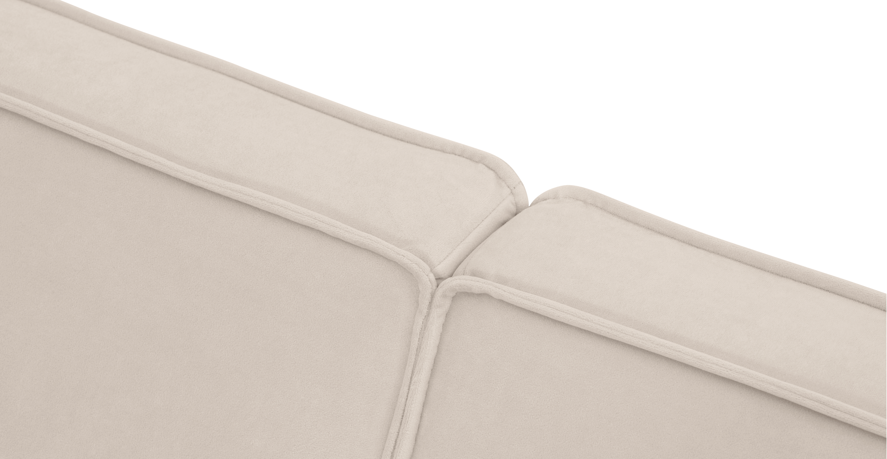 Klem Slim Üçlü Koltuk Large Silindir Ahşap Ayak - Kadife