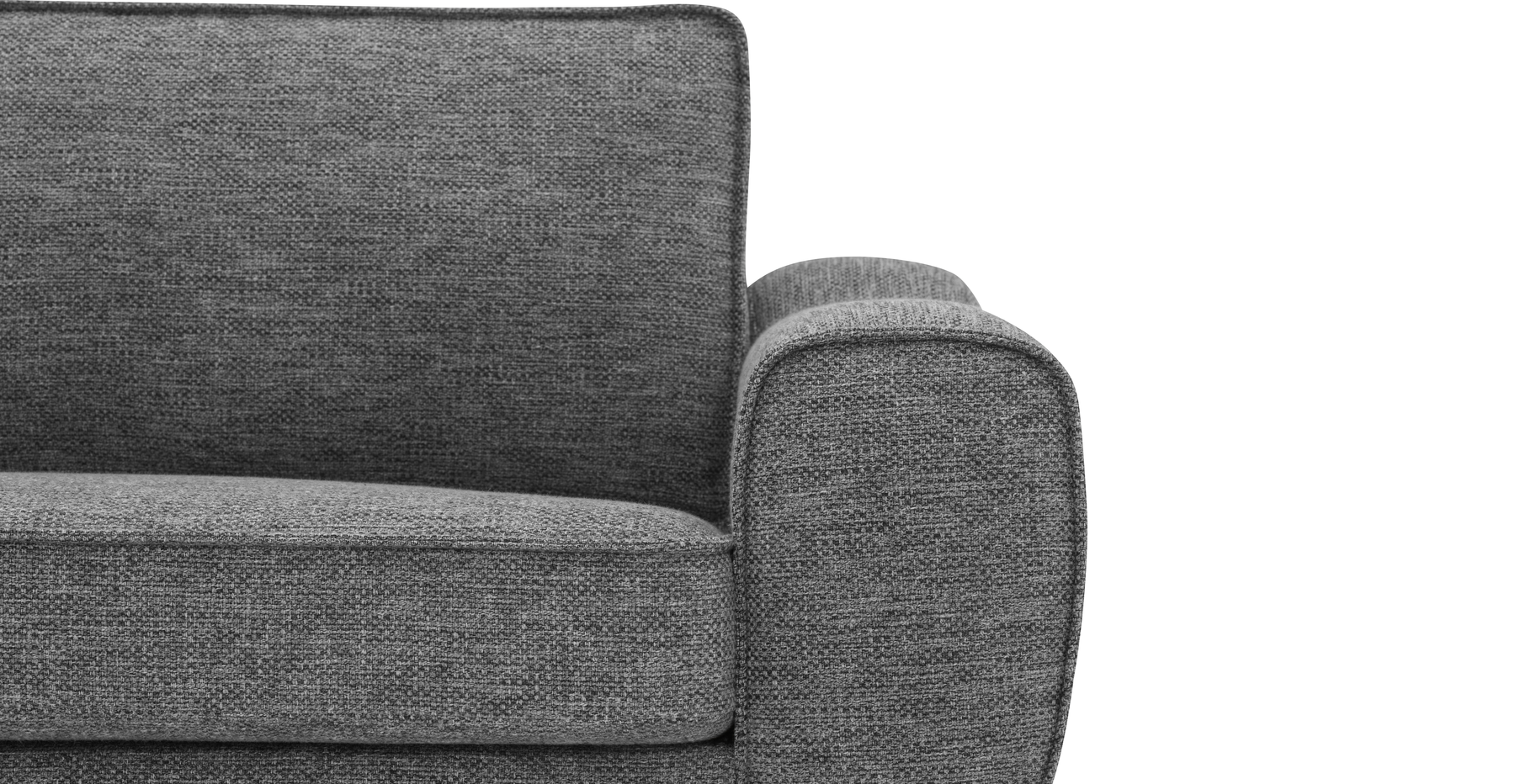 Klem Tekli Koltuk Large Silindir Ahşap Ayak - Doğal Doku