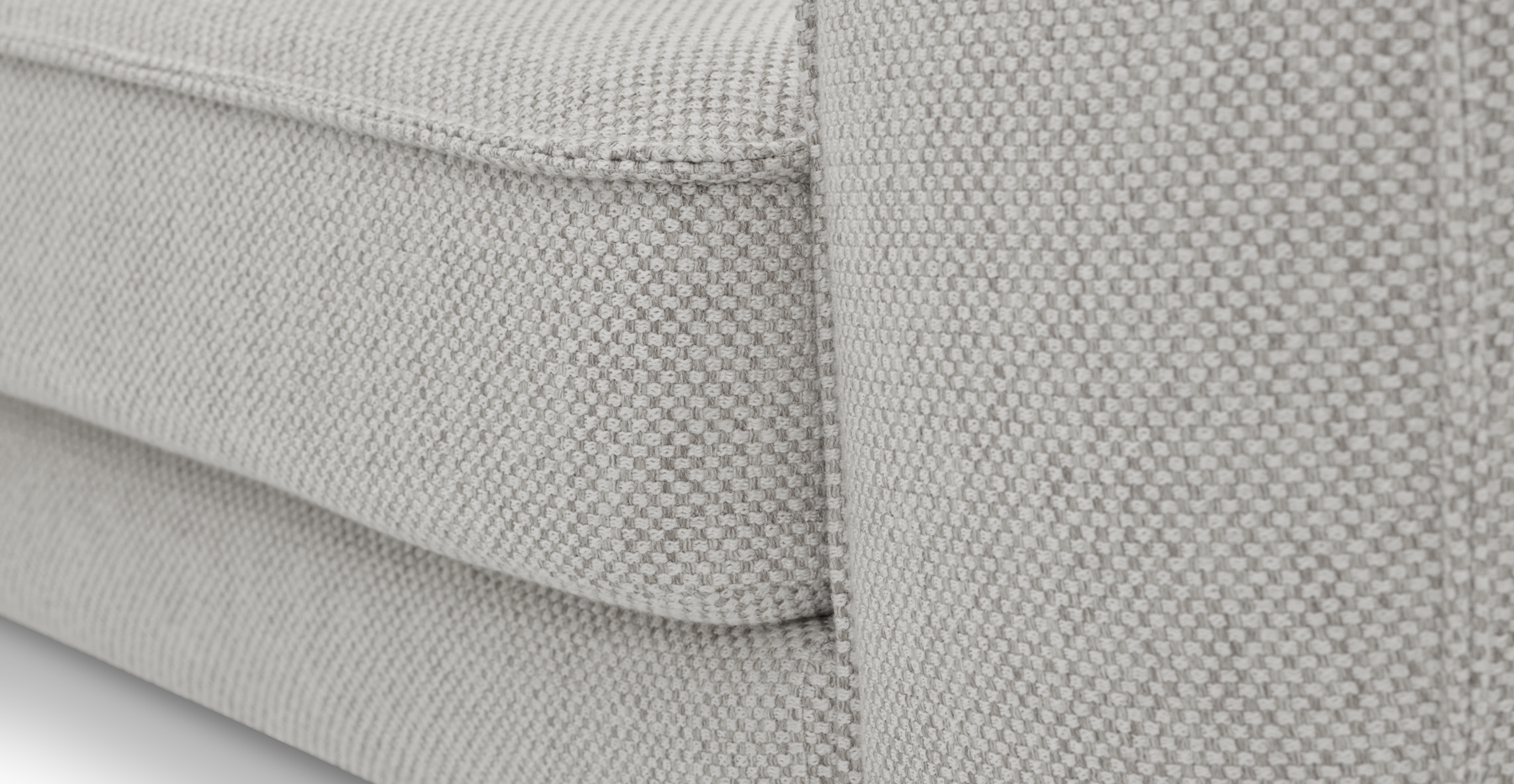 Klem Loveseat Silindir Ahşap Ayak - Doğal Doku