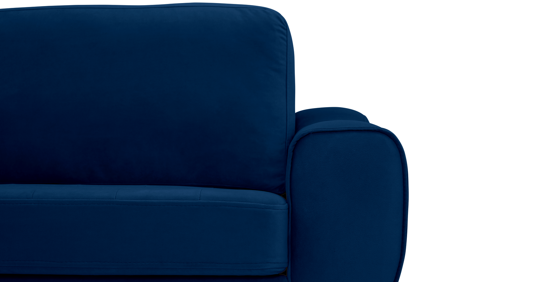 Modsy Bold Üçlü Koltuk Large Silindir Ahşap Ayak - Kadife
