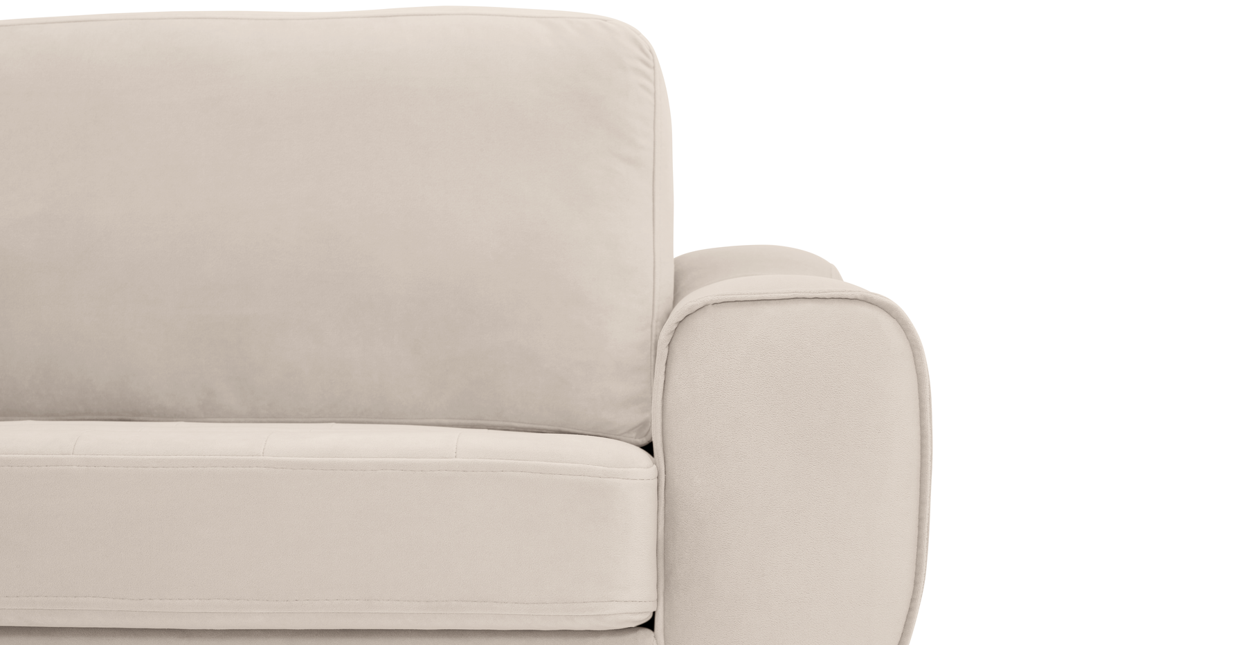Modsy Bold Üçlü Koltuk Large Silindir Ahşap Ayak - Kadife