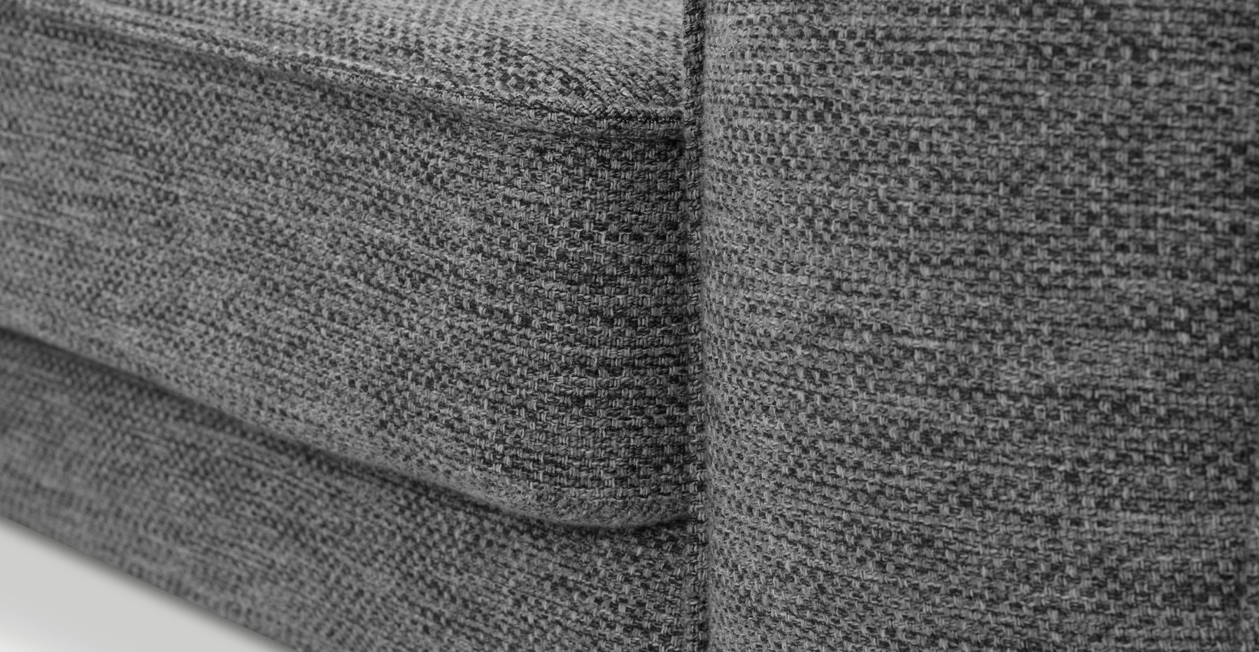 Klem Loveseat Silindir Ahşap Ayak - Doğal Doku
