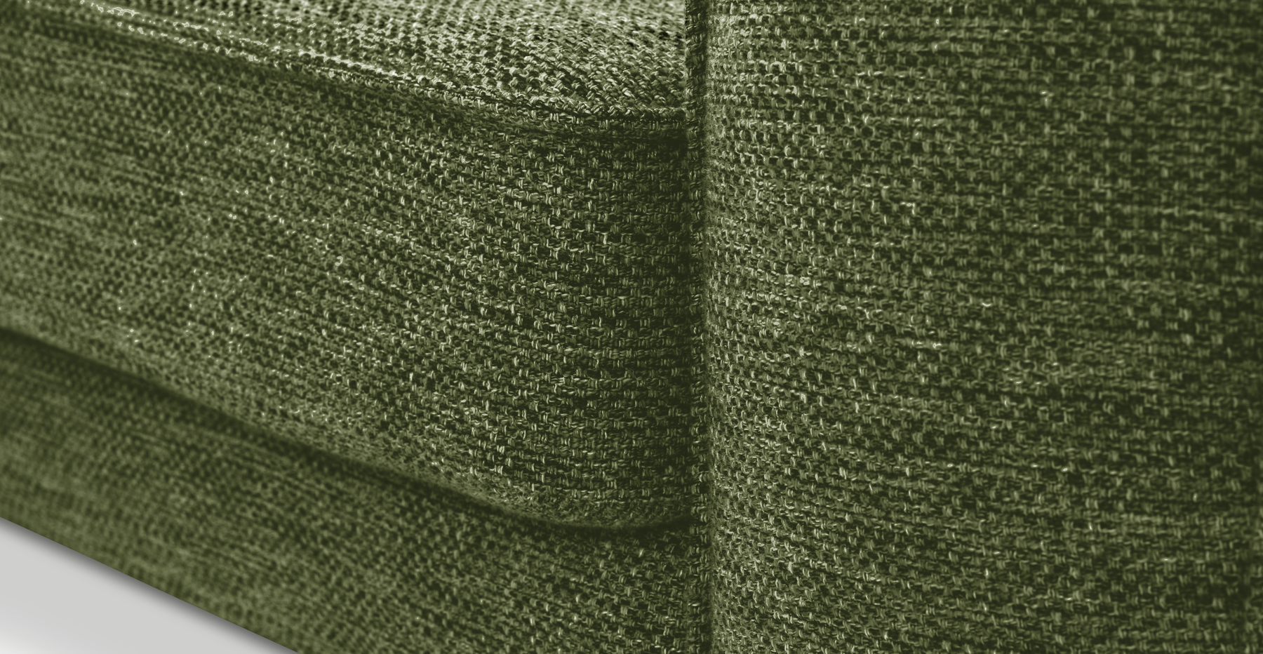Klem Loveseat Silindir Ahşap Ayak - Doğal Doku
