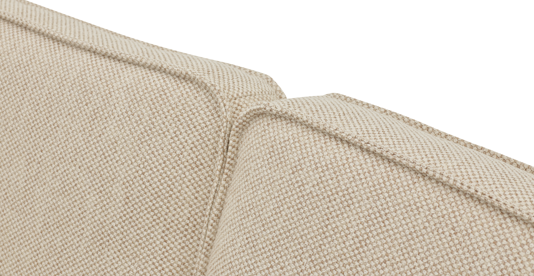 Klem Loveseat Silindir Ahşap Ayak - Doğal Doku